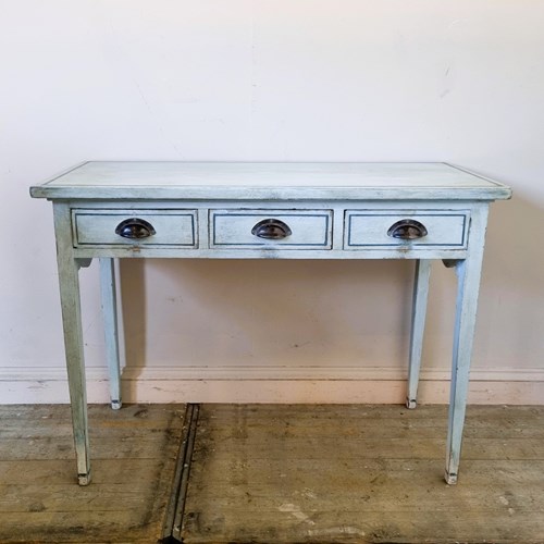 Vintage Painted Console Side Table
