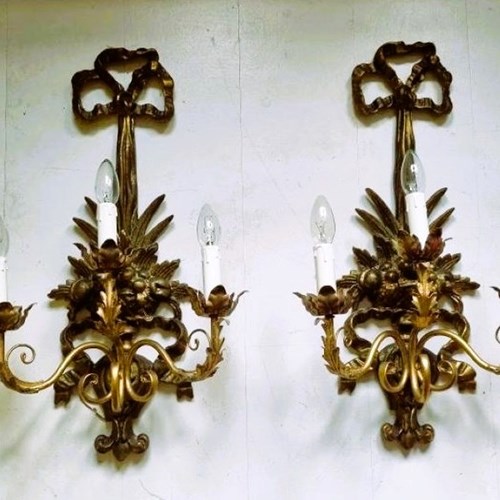 Hollywood Regency French Style Sconces