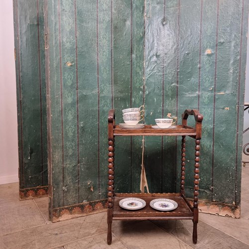 English Oak Barley Twist Buffet Table