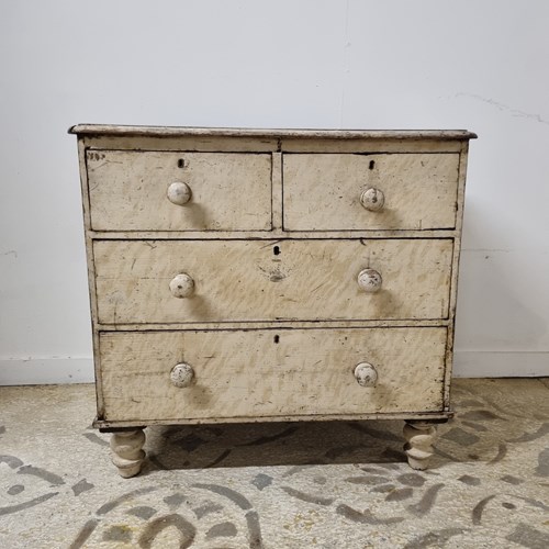 Victorian Painted Chest Of Drawers