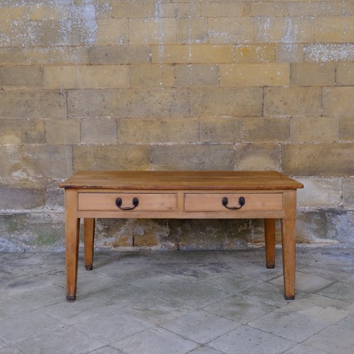 English Pine Kitchen Prep Table