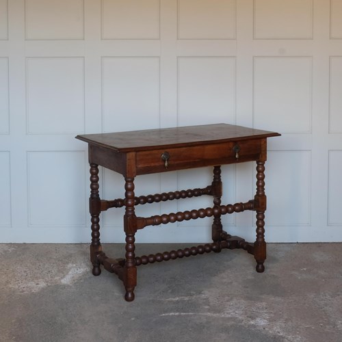 19Th Century Oak Bobbin Side Table