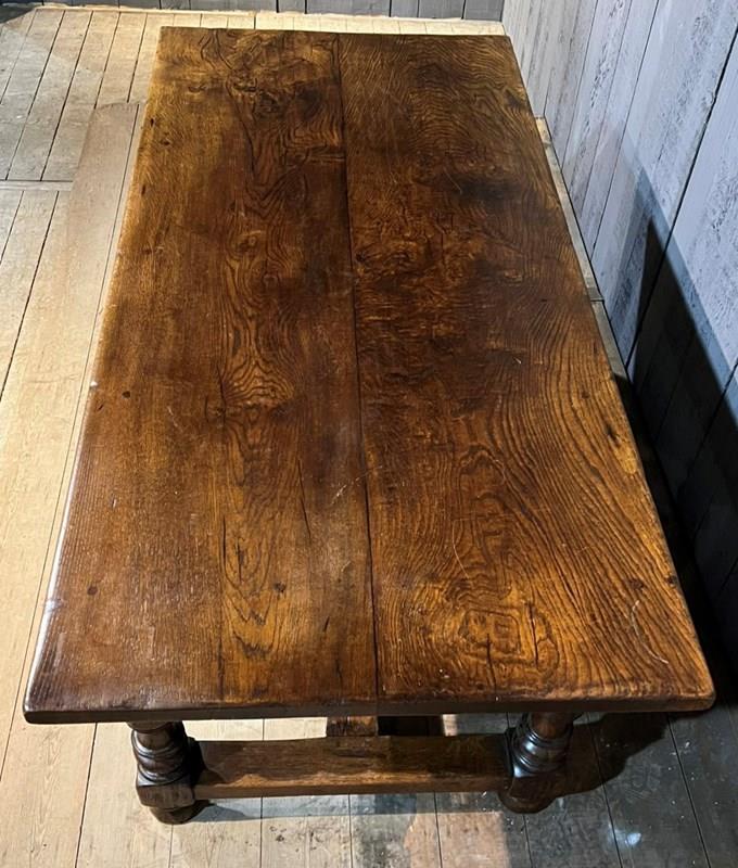 2 Plank Oak Farmhouse Table Lovely Colour & Patina-sussex-antiques-and-interiors-08232667-3061-4eaa-b42b-e69adead7b19-main-638364413321409254.jpeg