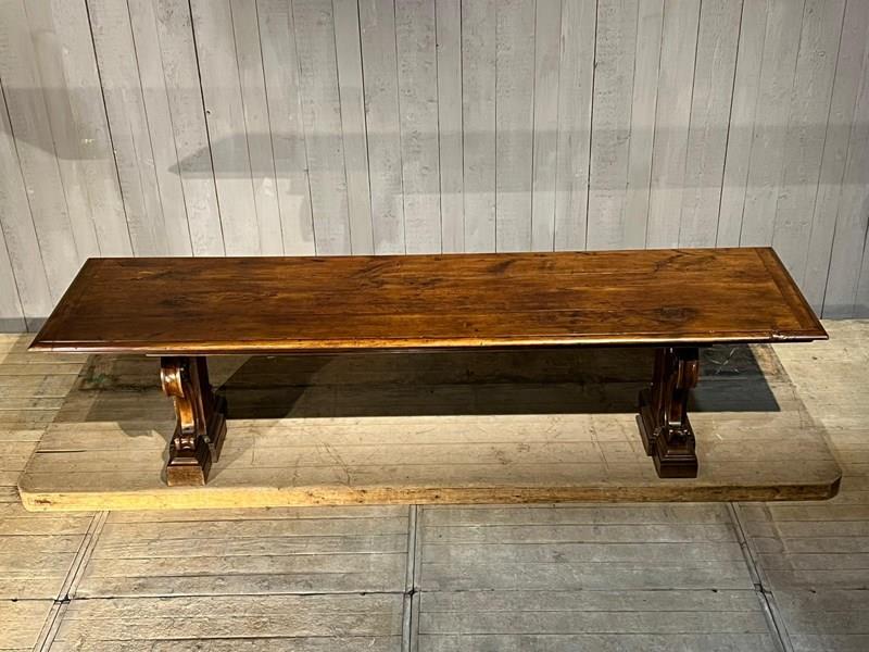 Magnificent Huge Walnut Dining Table-sussex-antiques-and-interiors-0cb4b917-b649-48ad-824c-bf20f540326b-main-638374097945553379.jpeg