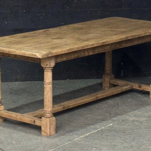 Good Quality French Oak Farmhouse Dining Table 