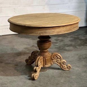 French Oval Gueridon Table