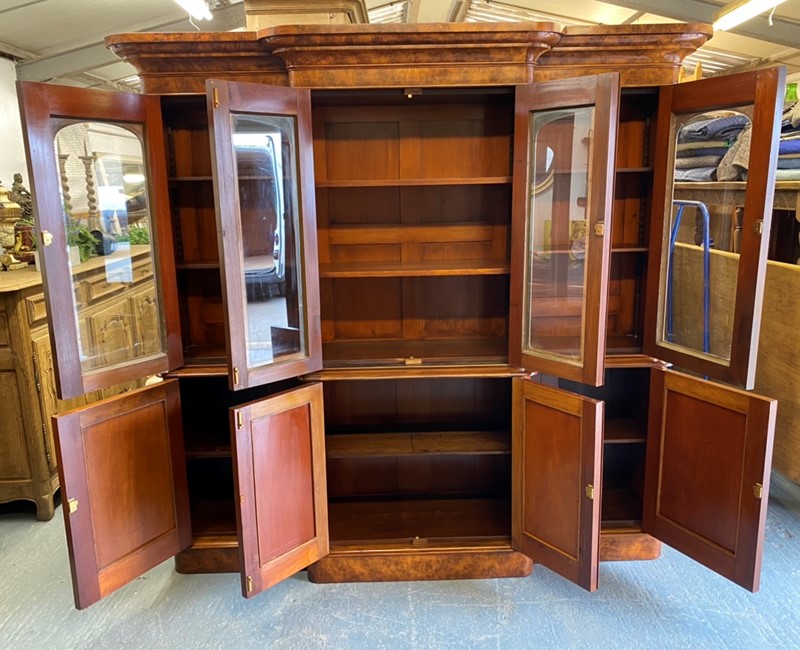 Burr Walnut Breakfront Library Bookcase-sussex-antiques-and-interiors-2fe95076-26ea-4e9a-9526-978020837b1f-main-637922051488011289.jpeg