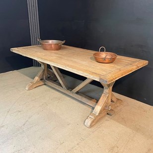 Deep Pine Farmhouse Dining Table 