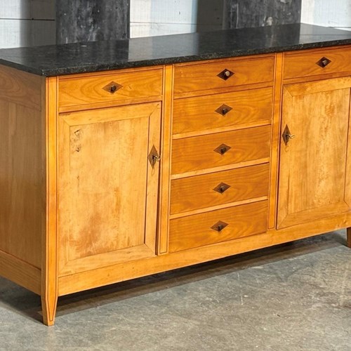 Stylish Cherry Wood French Directoire Sideboard 