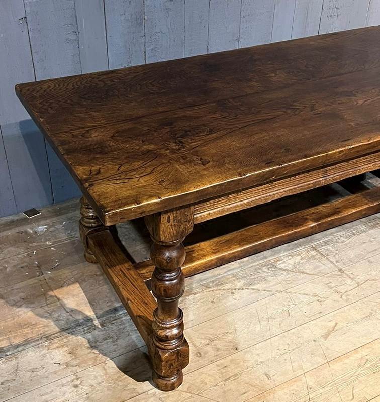 2 Plank Oak Farmhouse Table Lovely Colour & Patina-sussex-antiques-and-interiors-422f5916-f911-4ee1-945e-922583bc752b-main-638364413383596561.jpeg
