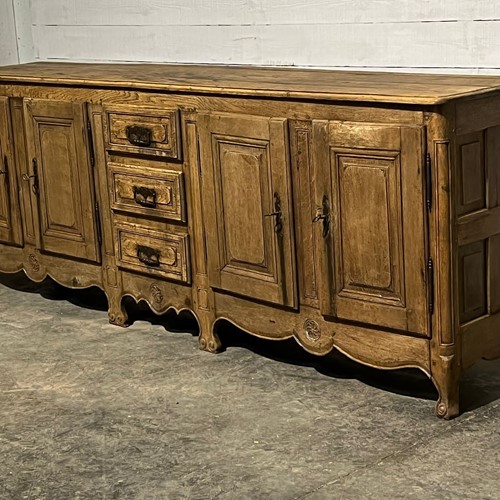 Large 19th Century French Oak Sideboard 