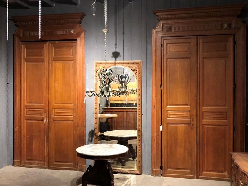 2 Pairs French Chateau Doors with Surrounds -sussex-antiques-and-interiors-67f515a7-481a-4723-83ab-258a53ad15fd-main-637692203283052106.jpeg