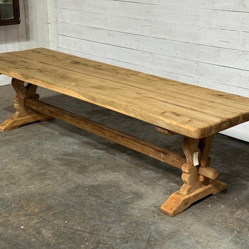 Huge 3 Meter French Bleached Oak Farmhouse Table