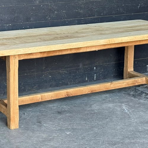 Large Normandy Oak Farmhouse Dining Table 
