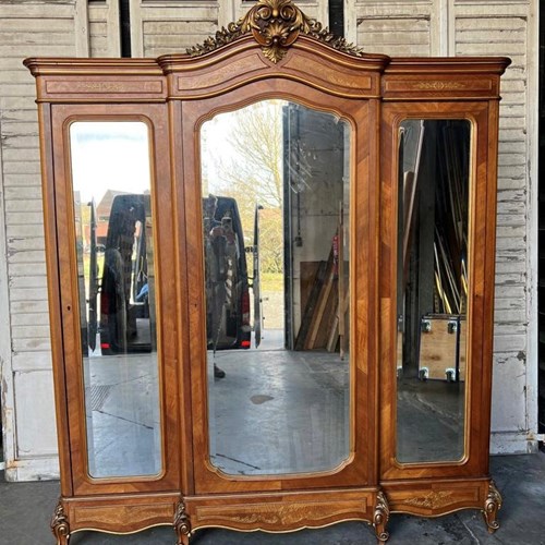 Superb French 3 Door Armoire