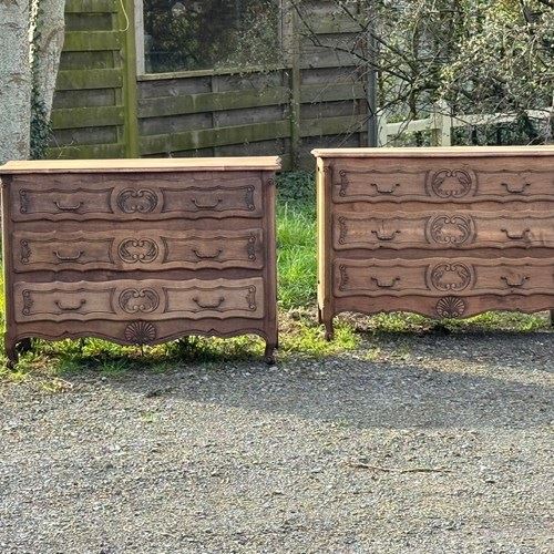 Very Rare Pair French Of Drawers