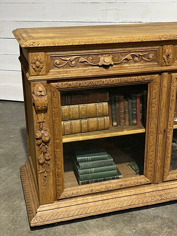 French Carved Bleached Oak Bookcase -sussex-antiques-and-interiors-ee2b8df2-000d-4528-b527-a369503ef813-main-637738919127807630.jpeg