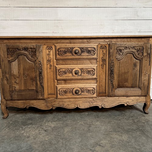 Attractive French Oak Enfilade 