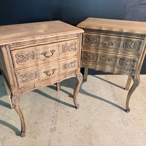 Pretty Pair French Bedside Drawers