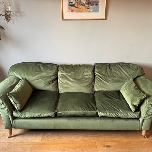 Newly Upholstered Chesterfield Settee