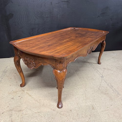 Fine Burr Walnut Coffee Table
