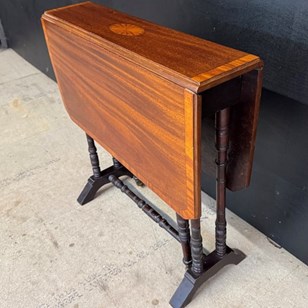Inlaid Edwardian Sutherland Table