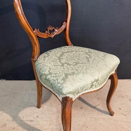 Pretty Cabriole Leg Desk Or Vanity Chair