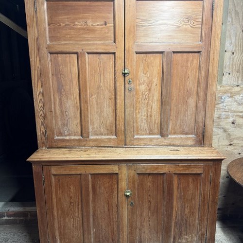 19Th Century Pine School Cabinet