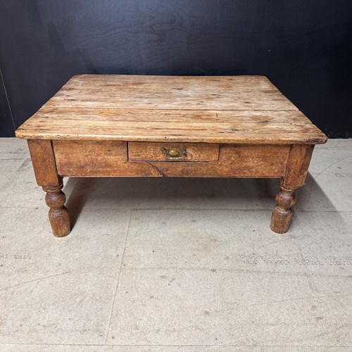 Rustic Pine Coffee Table