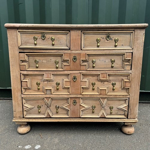 18Th Century Bleached Chest Of Drawers