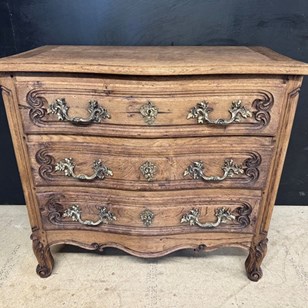 French Bleached Oak Chest Of Drawer...