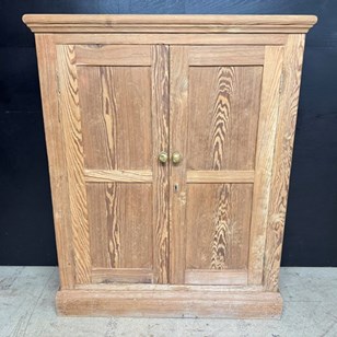 19Th Century Pine Larder Cupboard 