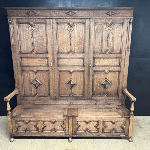 Large Boot Room Or Hall Bench Cupboard 