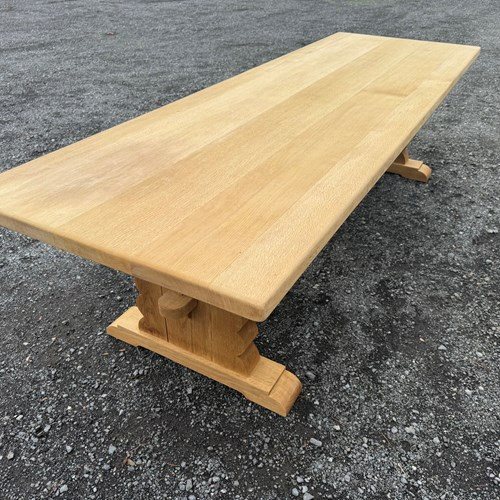 Huge 3 X 1 Meter French Oak Farmhouse Dining Table 