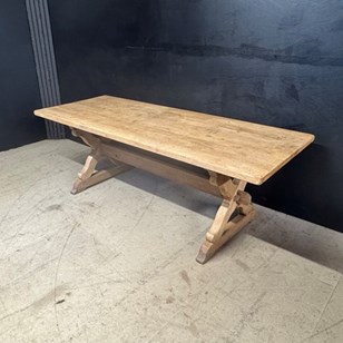 French Oak X Support Farmhouse Dini...