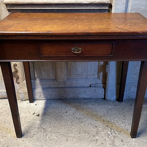 Georgian Oak Tea Table 