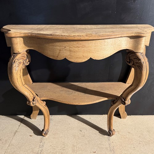 French Oak Console Table