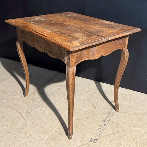 Early French Oak Side Table