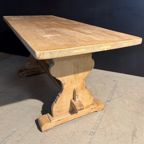 Smaller Oak Farmhouse Dining Table