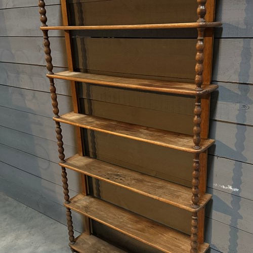 Tall French Open Shelves