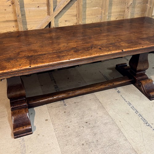 Beautiful French Walnut Monastery Dining Table 