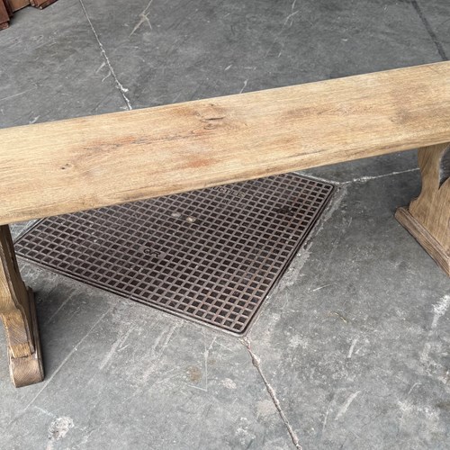 Oak Farmhouse Dining Bench