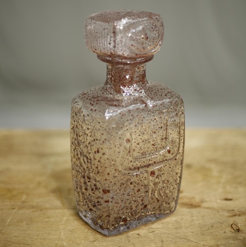 Mid century Scandinavian glass decanter