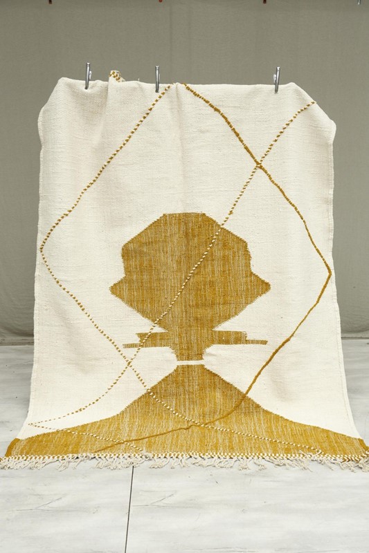 Hand woven Moroccan rug- Mustard abstract-talboy-interiors-0--j1a2085-main-637949274278846018.jpeg