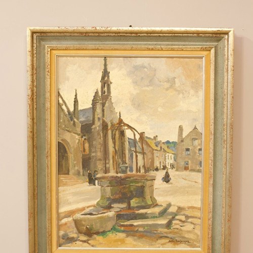 20Th Century Oil Painting By Jean Laforgue