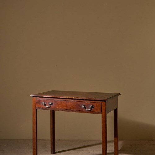 18Th Century Oak Single Drawer Side Table - 1