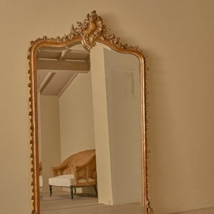 Very Large 19Th Century Gilt Overma...