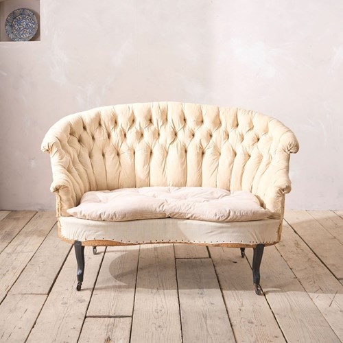 Napoleon III Buttoned Fishtail Sofa