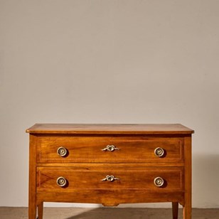 Unusual 19Th Century Cherrywood Che...