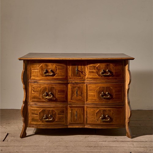 19Th Century Olive Wood Chest Of Drawers